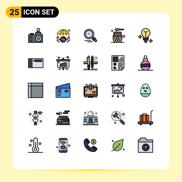 现代设置25填充线和平色图片下载