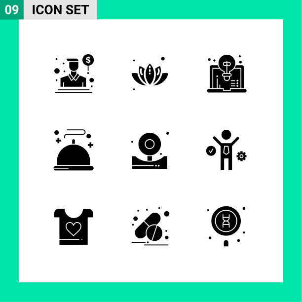 9个适用于网络和移动的通用实体符号图片下载