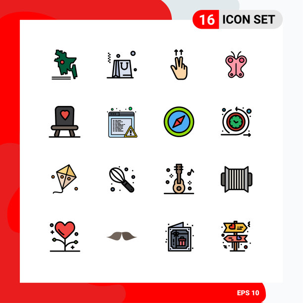 用户界面包16基本平色填充图片下载