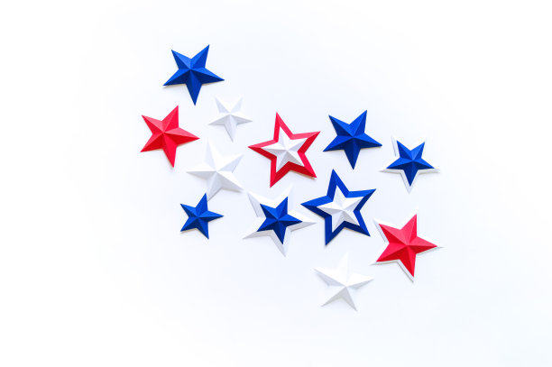 独立日纸艺术。7月4日图片下载