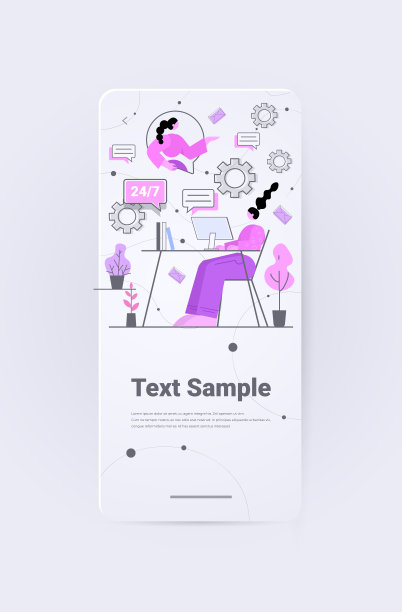 女性呼叫中心话务员戴着耳机坐在工作场所客服在线支持概念图片下载
