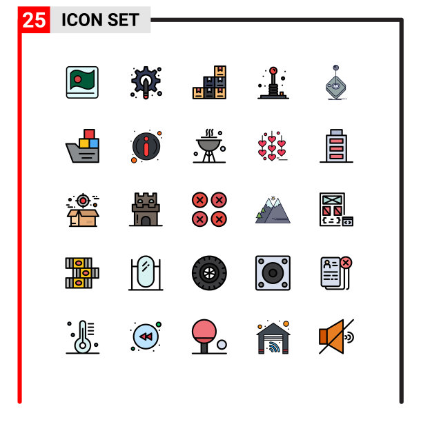 现代设置25填充线和平色图片下载