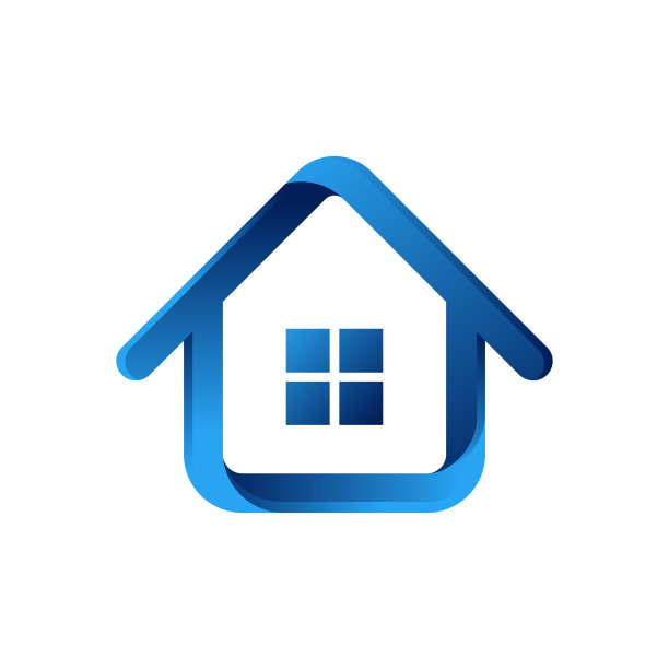 Home Logo图标矢量设计插图。住宅标志设计理念为住宅、房地产、建筑、公寓、建筑及建筑企业。现代家居设计的标志，图标，品牌。图片下载