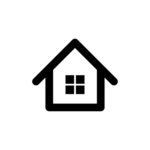 主页图标标识向量设计插图。简单的房子标志图标矢量平面设计插图模板。时尚的家矢量图标平面设计网站，符号，标志，图标，标志，应用程序，UI。图片下载