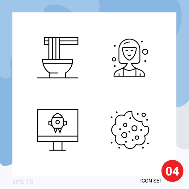 第四组填充线和平色标志图片下载