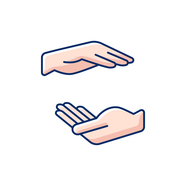 两只手拿着一个RGB颜色的图标图片下载