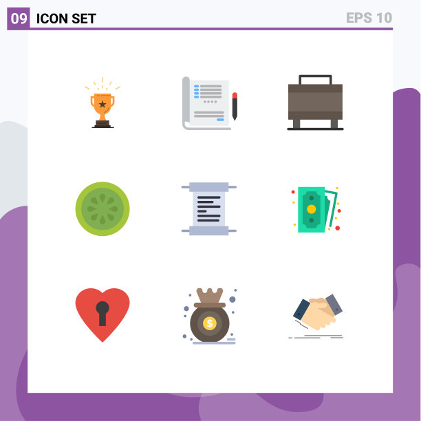 9 .主题平色和可编辑的符号图片下载