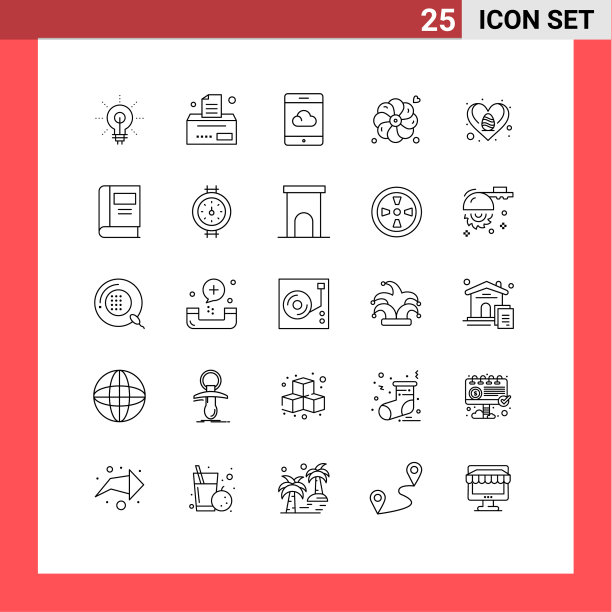 用户界面线装现代标识和图片下载