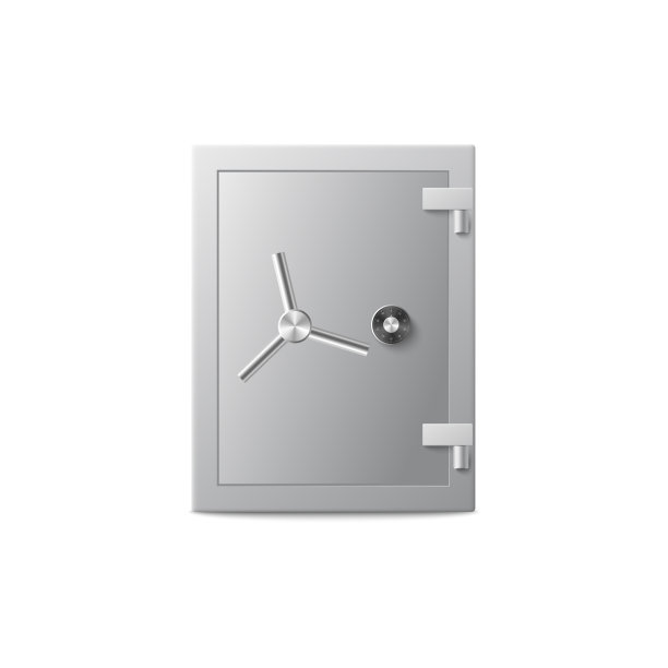 钢制银行保险箱，带闭式密码门，保护资金安全图片下载