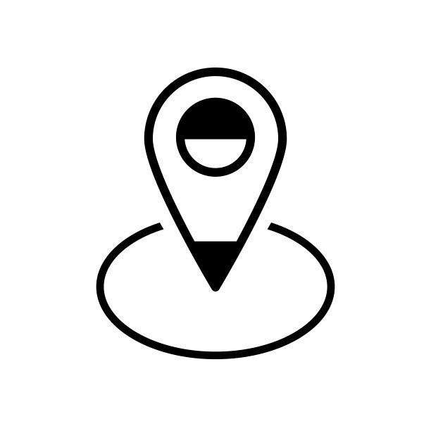 引脚图标设计矢量模板和插图图片下载