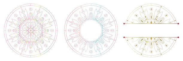 一套花曼荼罗。图片下载