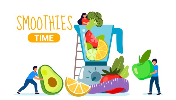 制作健康饮料蔬菜搅拌机准备天然有机果汁和冰沙从西红柿鳄梨酸橙黄瓜绿色香草图片下载