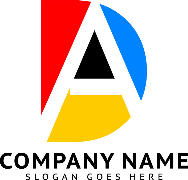 首字母da标志模板设计图片下载