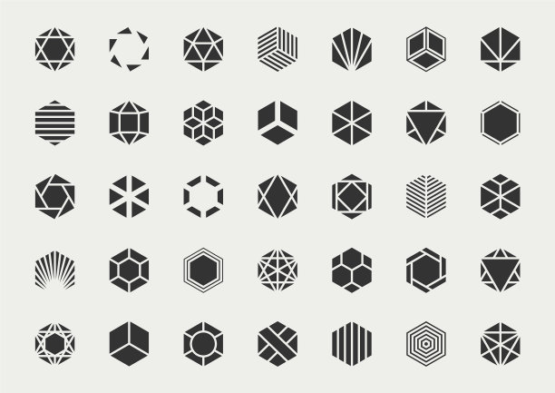 图形设计元素集标志模板图片下载