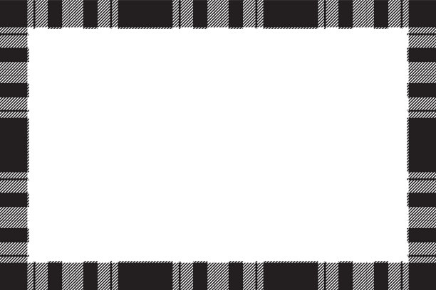 复古框苏格兰边界图案复古图片下载