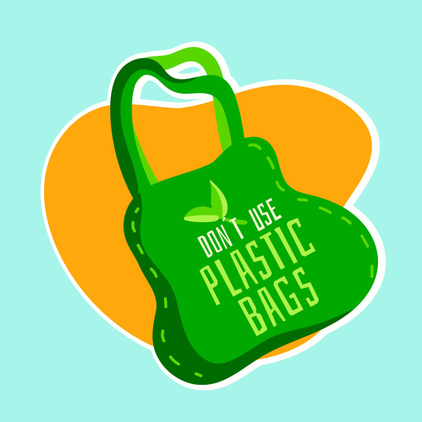 生态徽章手绘风格拯救世界图片下载