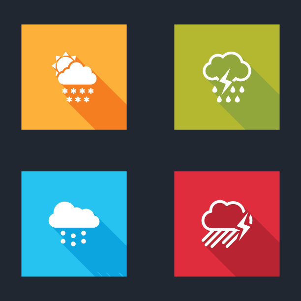 云与雪和太阳，雨闪电和图片下载