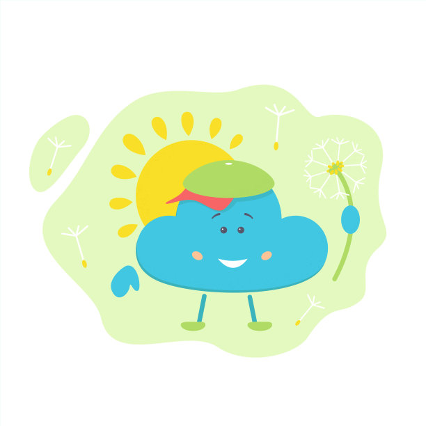 云的性格与夏天的蒲公英图片下载