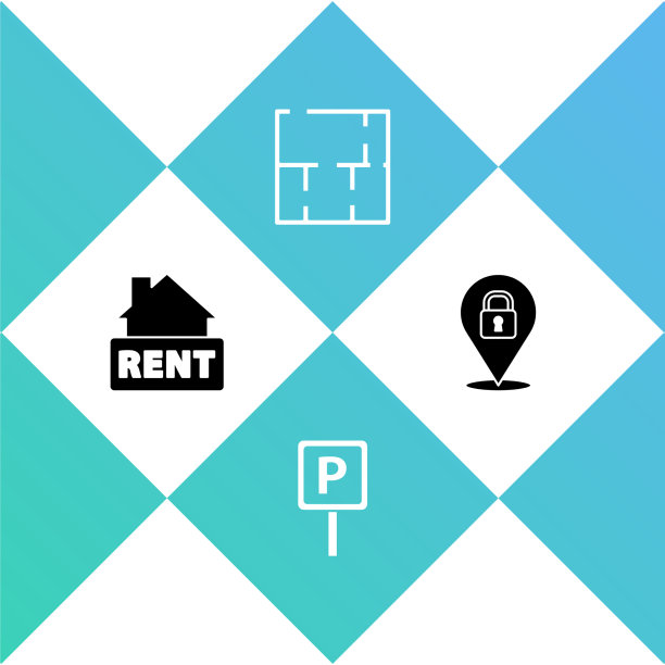 设置悬挂标志与出租停车场计划图片下载