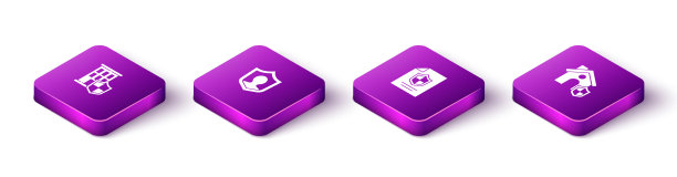 设置等距房屋与盾人寿保险图片下载