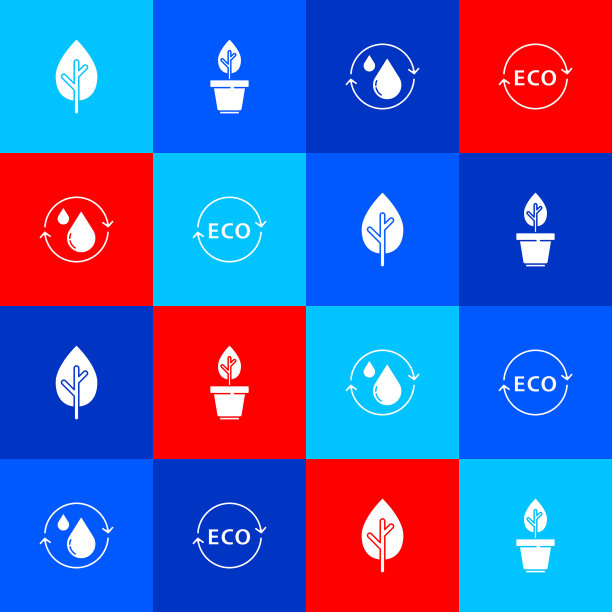 在花盆中设置树木植物回收清洁水和图片下载