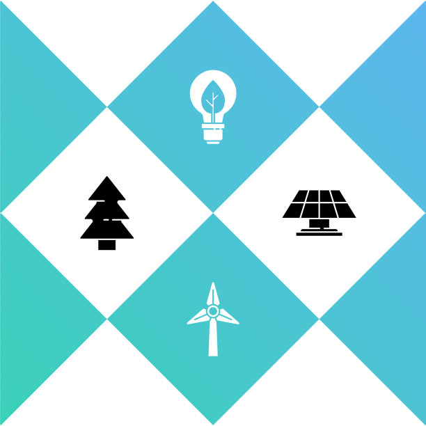 圣诞树上的风力涡轮机灯泡图片下载