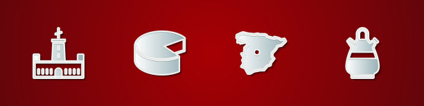 集蒙特juic城堡奶酪地图西班牙和图片下载