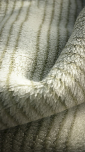 带有几何图案的绿色羊毛毯子图片下载