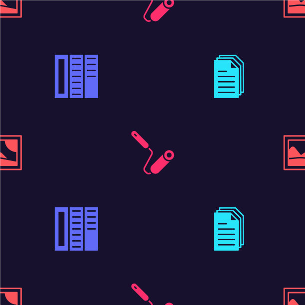 集档案资料册漆辊刷图片下载