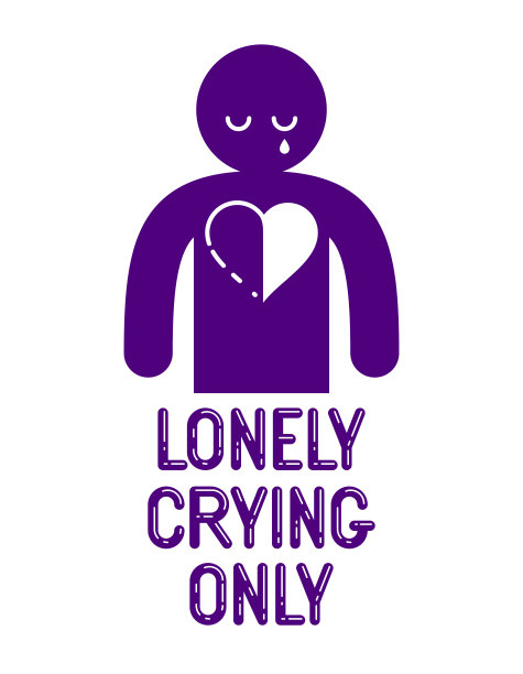 男人图标用半心半意的孤独和思念伴侣恋人女友，离婚分手和孤独矢量概念符号，破碎关系的时尚插画。图片下载