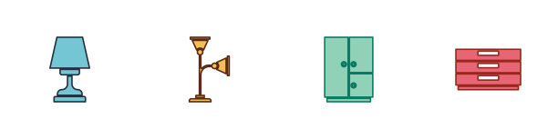 设置台灯、地板衣柜和衣柜图片下载
