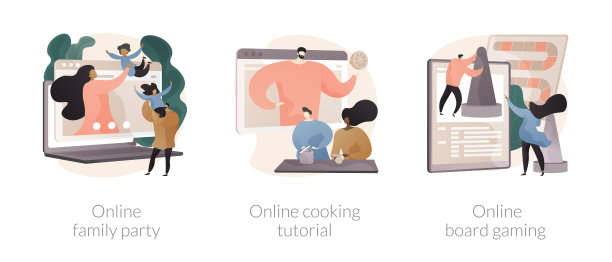 检疫闲暇时间抽象概念矢量插图。图片下载