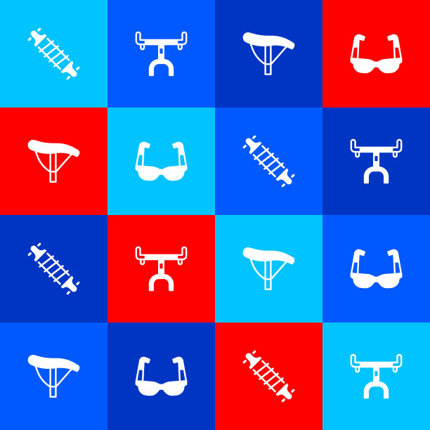 设置自行车悬挂车把座和运动图片下载