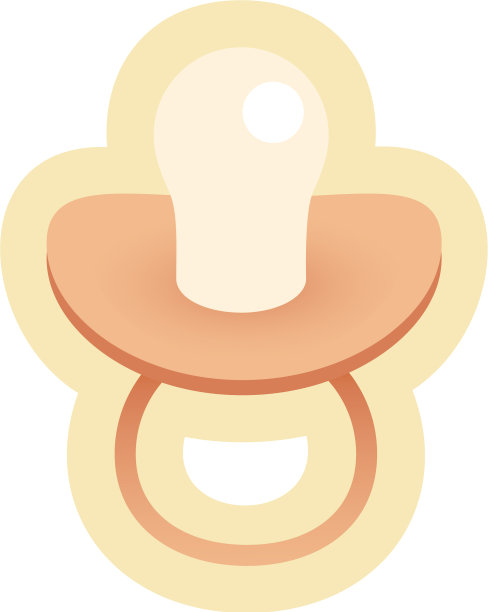 彩色乳头图标卡通乳头图片下载