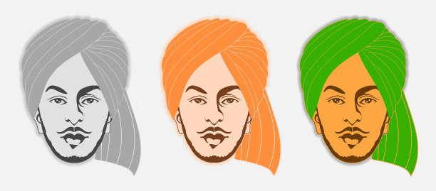 印度锡克教自由斗士bhagat singh图片下载