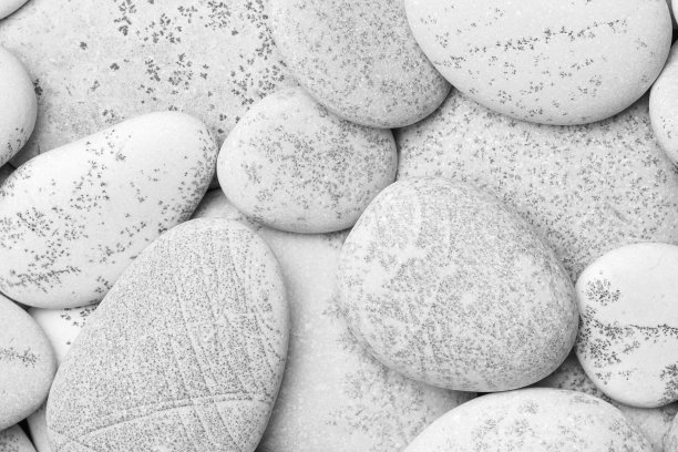 灰色鹅卵石抽象背景，水疗放松概念图片下载