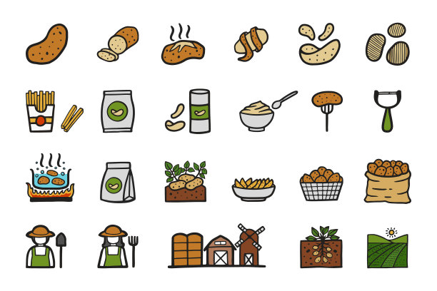 土豆图标设置手绘涂鸦图片下载