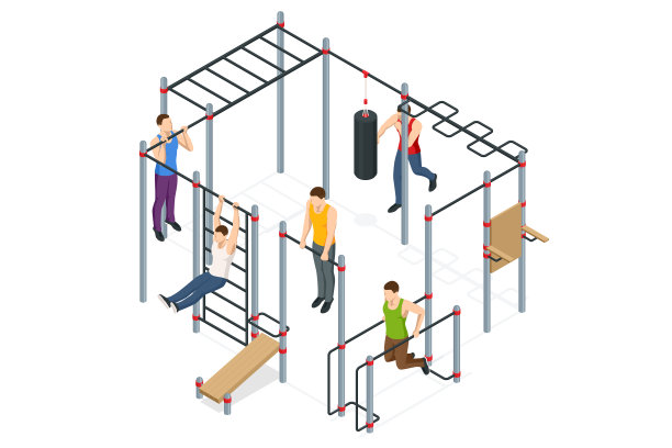 等距设置图标运动员制作锻炼图片下载