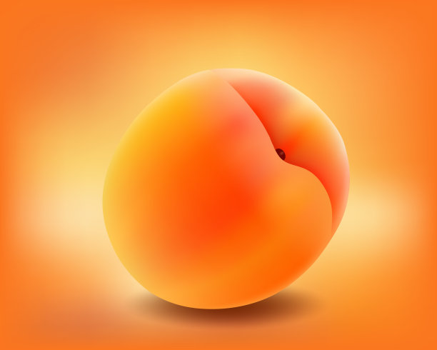 成熟的桃子和果肉图片下载