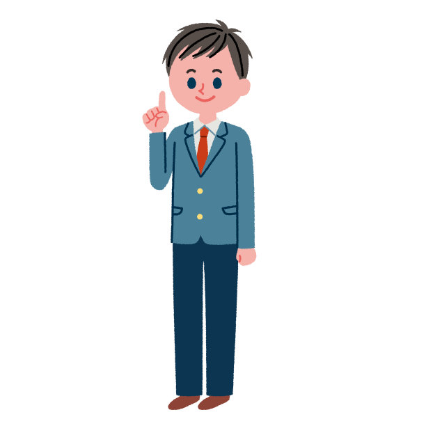 一个男学生的插图图片下载