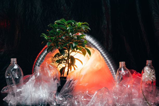 温室效应工业塑料污染图片下载