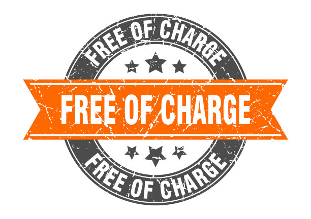 免费赠送圆形邮票和缎带标签标志图片下载