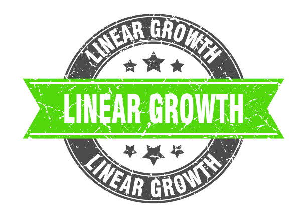 线性生长圆形邮票带标签标志图片下载