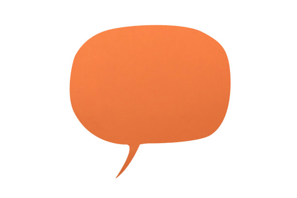 空空白彩色纸气泡气球对话框为您设计，平铺顶视图图片下载