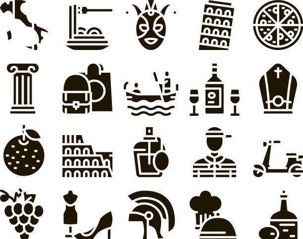 意大利传统象形文字集图片下载