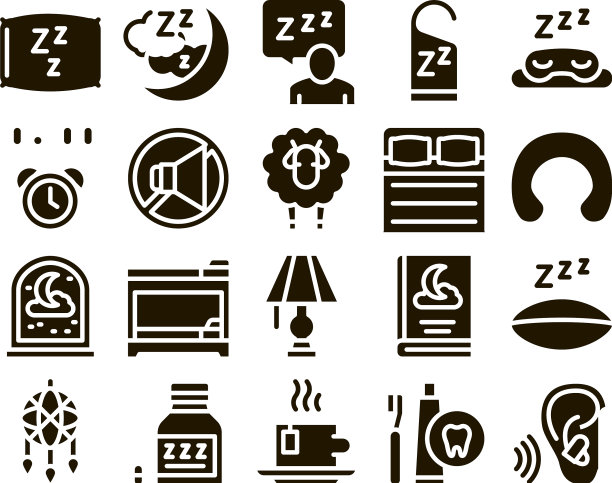 睡眠时间设备字形设置图片下载