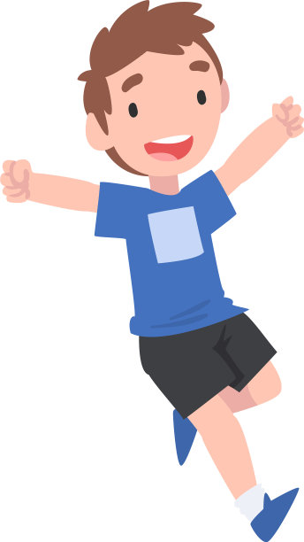 奔跑的小男孩可爱快乐的学龄前儿童图片下载