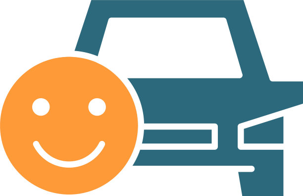 汽车用笑脸彩色图标最好服务图片下载