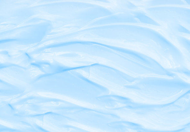 蓝色乳液护肤化妆品。美容膏质地。图片下载