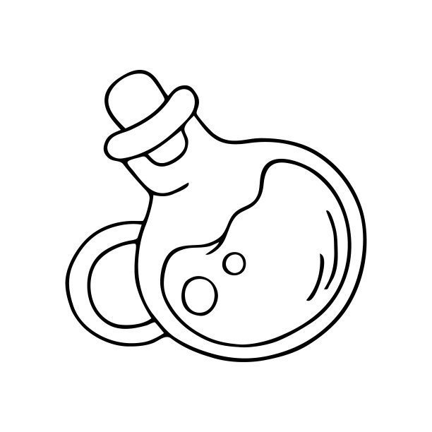 卡通药水矢量插图图片下载